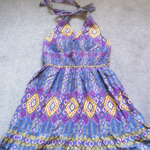 Brand New Cotton Halter Dress - Picture 2 of 10